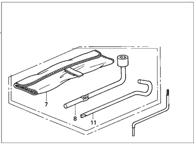 Acura 89000-S01-A10 Tool Set (Sunroof)