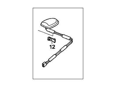 8-97808-999-1 Acura Quarter Glass Clip Illustration 1 of 1