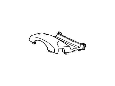 Acura TSX Steering Column Cover - 77350-SDA-A01ZA