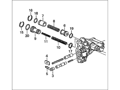 66243-SB3-010ZA Acura Lid, Switch Hole (Black) Illustration 1 of 1