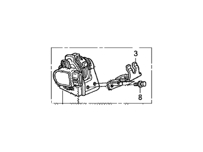 Acura 37971-RDJ-A01 Accelerator Pedal Travel Position Sensor