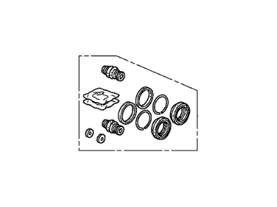 Acura 01463-SJC-A01 Front Brake-Disc Brake Caliper Seal Kit