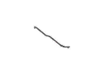 Acura 46436-TR0-A00 Bracket A, Left Rear Brake Hose 46436-TR0-A00 Acura Bracket A, Left Rear Brake Hose Illustration 1 of 1