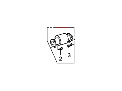 Acura 18150-R40-A00 Catalytic Converter