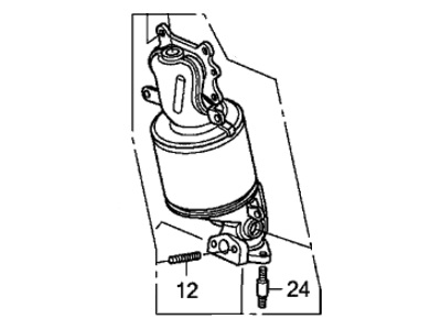 2010 Acura TSX Catalytic Converter - 18190-R70-A10