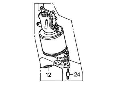 KAC Catalytic Converter Set (Bank 1 & 2) For Acura TL 3.2L/3.5L 2004-2008
