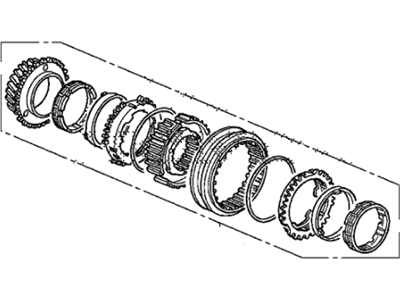 Acura 23444-RDE-315 Gear Set, Mainshaft Third