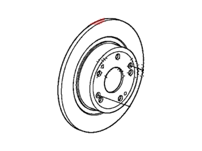 Acura 42510-TA0-A02 Rear Brake Rotor