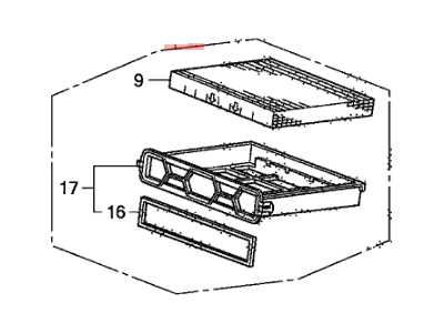 Acura TL Cabin Air Filter - 80290-SDA-A01