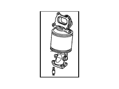 Acura 18290-R70-A10 Converter, Rear Primary