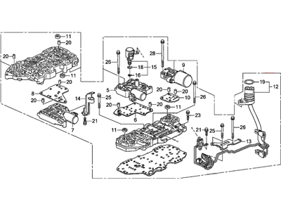 2014 Acura ILX Hybrid Valve Body - 27000-RY0-000