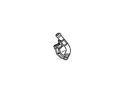 46392-SB0-000 Acura Clip D, Brake Pipe (Black) Illustration 1 of 1