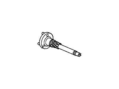 Acura MDX Starter Shaft - 31213-RK2-A01