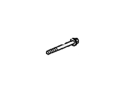 Acura 90009-P8A-A01 Washer Bolt (10X80)