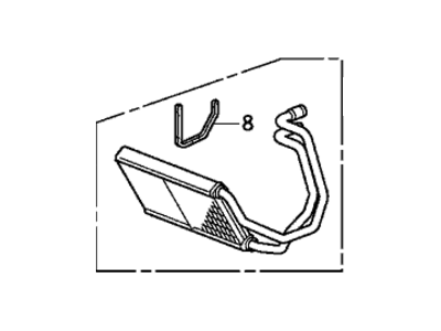 Acura Heater Core - 79115-TK4-A41