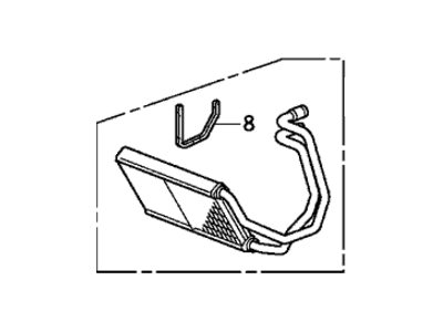 Acura TL Heater Core - 79115-TK4-A41