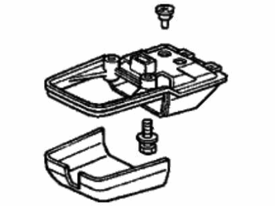 78522-SM5-A81ZE Acura Button A, Driver Side Horn (Classy Gray) Illustration 1 of 1