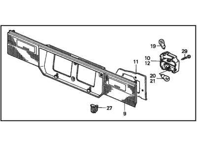 75527-SD2-003 Acura Rod, Driver Side Inside Illustration 1 of 1