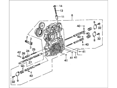 63716-SP1-300ZZ Acura Extension, Left Rear Fender (Lower) Illustration 1 of 1