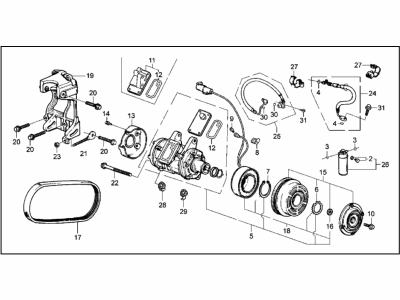 8-94381-305-0 Acura Bolt, Rear Seat Illustration 1 of 1
