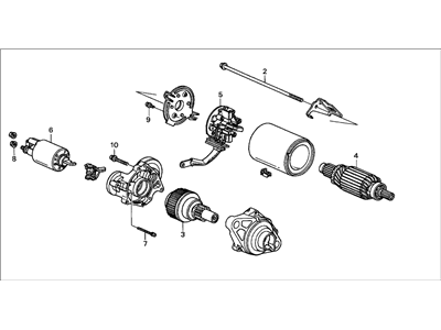 1999 Acura TL Starter Motor - 31200-P8A-A01