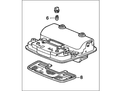 2000 Acura TL Interior Light Bulb - 83250-S87-A01ZC