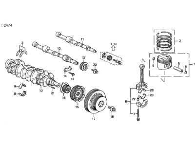 27417-PL5-000 Acura Spring, Second Orifice Controlvalve Illustration 1 of 1