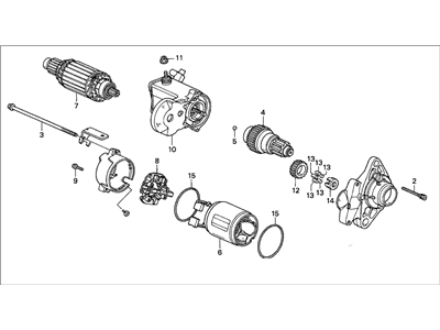 1999 Acura CL Starter Motor - 06312-PAA-506RM