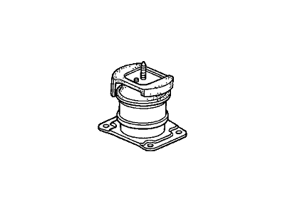 Acura 50810-S87-A82 Rubber Assembly, Front