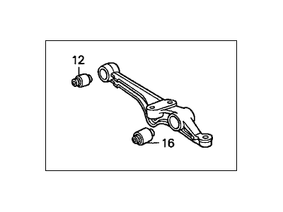 Acura 51365-S84-A00 Control Arm-Left Front Lower