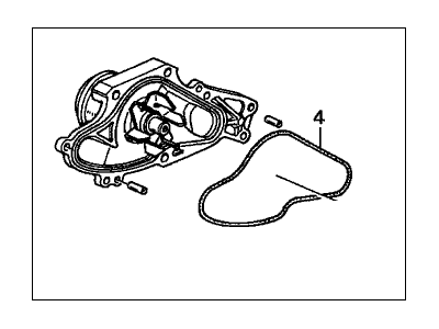 Acura 19200-P8A-A02 Water Pump (Yamada)