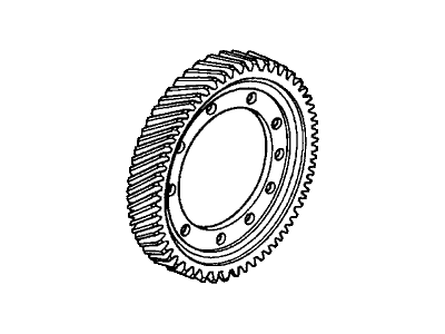 Acura 41233-P6H-900 Gear, Final Driven