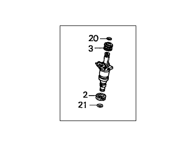 Acura Fuel Injector - 06164-P8A-A00