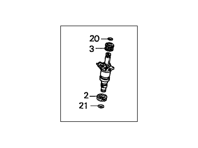 Acura 06164-P8A-A00 Injector Set, Fuel