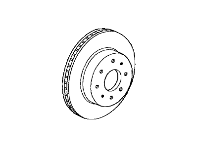 Acura CL Brake Disc - 45251-S84-A01