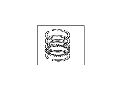 Acura 13011-P8A-A01 Ring Set, Piston (STD) (Allied Ring)