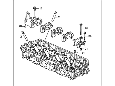 Acura 12100-PAA-A00 Cylinder Head Assembly