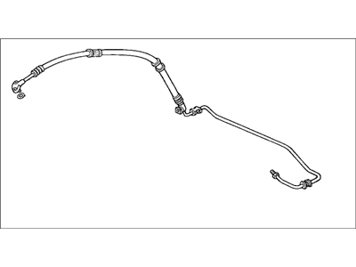 91593-SR3-J31 Acura Fuel Pipe Clamp G Illustration 1 of 1