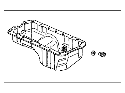 1999 Acura CL Oil Pan - 11200-PAA-A00