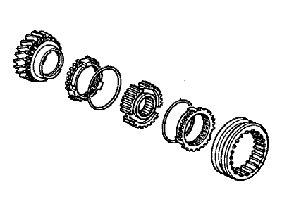 Acura 23442-P0S-306 Gear Set, Mainshaft Third