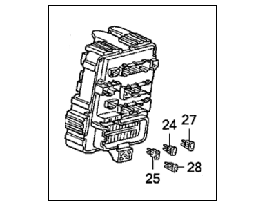 Acura 8-96018-455-0 Bracket, Harness 8-96018-455-0 Acura Bracket, Harness Illustration 1 of 1
