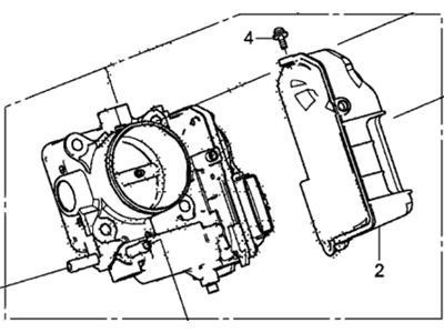 Acura 16400-5A2-A02 Fuel Injection Throttle Body