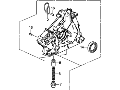 Acura MDX Oil Pump - 15100-5G0-A01