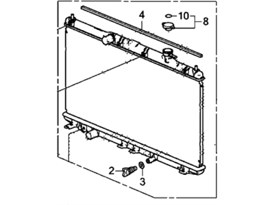 2019 Acura TLX Radiator - 19010-5A2-A03