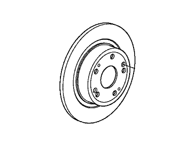 Acura 42510-T2F-A00 Rear Brake Disk