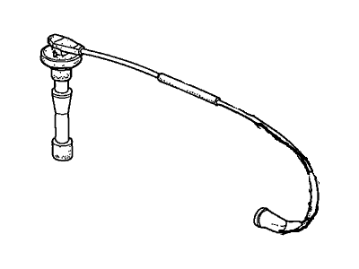 2001 Acura Integra Spark Plug Wire - 32704-P75-A00