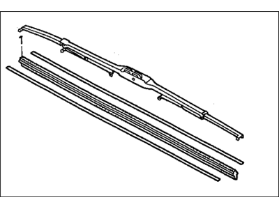 1988 Acura Integra Windshield Wiper - 76630-SH2-G02