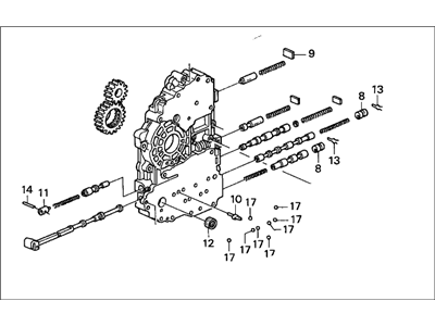 2001 Acura Integra Valve Body - 27000-PDM-000