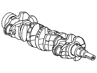 1990 Acura Integra Crankshaft - 13310-PR4-A00