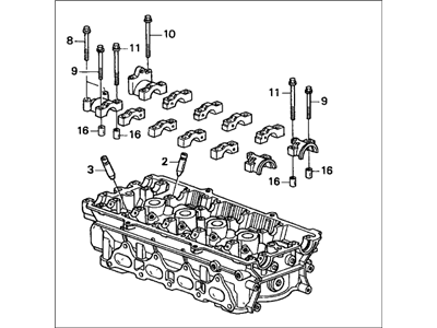 1998 Acura Integra Cylinder Head - 12100-P75-020